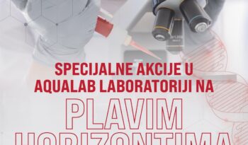 Aqualab Plavi horizonti – Specijalne akcije i gratis analize (oktobar)
